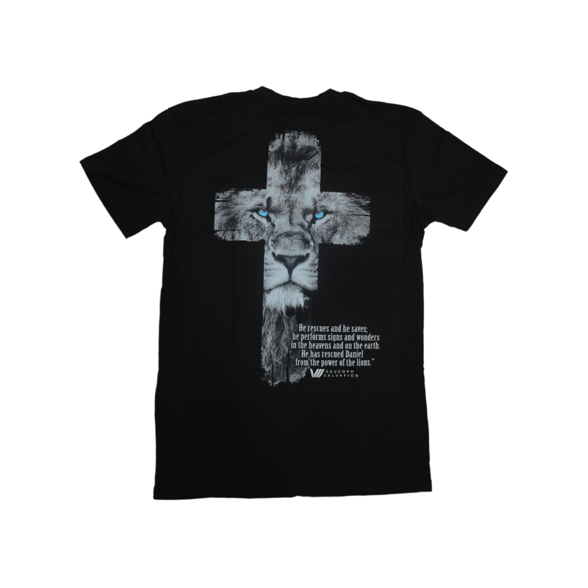 Lions Cross Black T-Shirt
