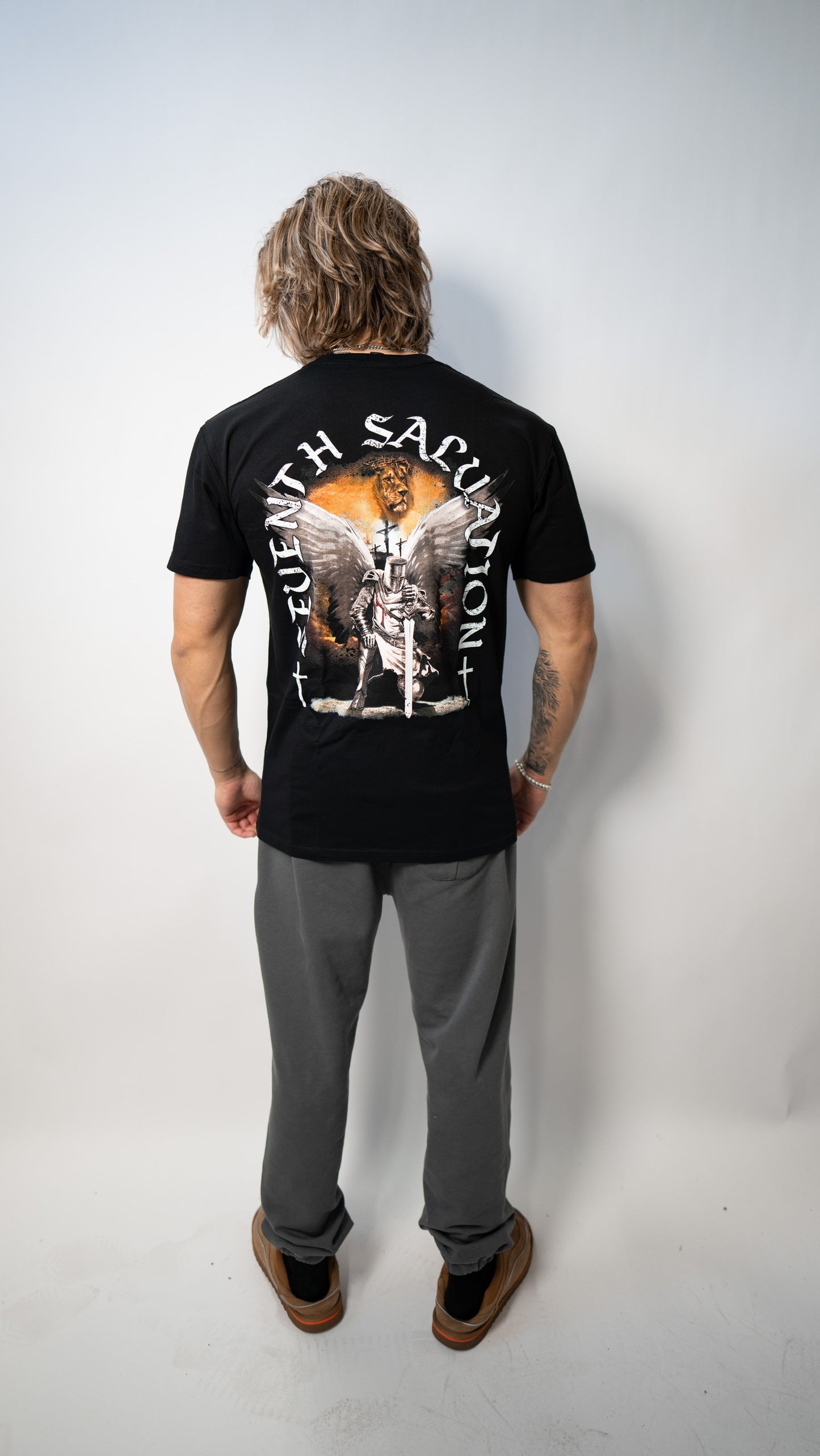 Knight of Salvation Black T-Shirt