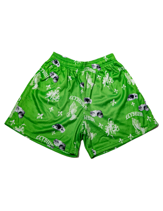 Green Elysium Shorts