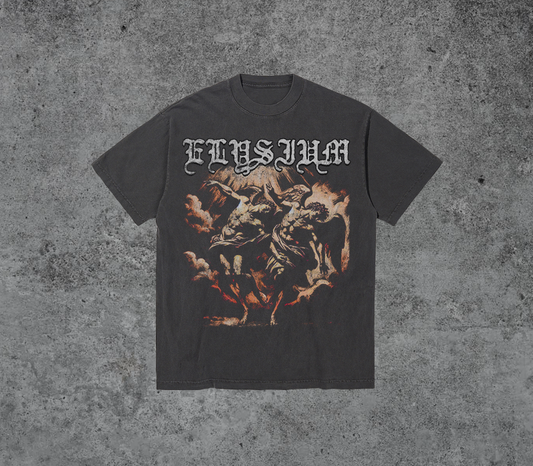Lift Division White 7oz Garment Dye Tee