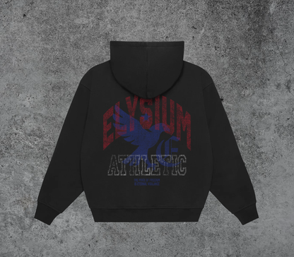 Price of Freedom Black Heavy Fleece Garment Dye Hoodie