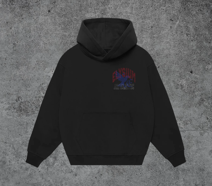 Price of Freedom Black Heavy Fleece Garment Dye Hoodie