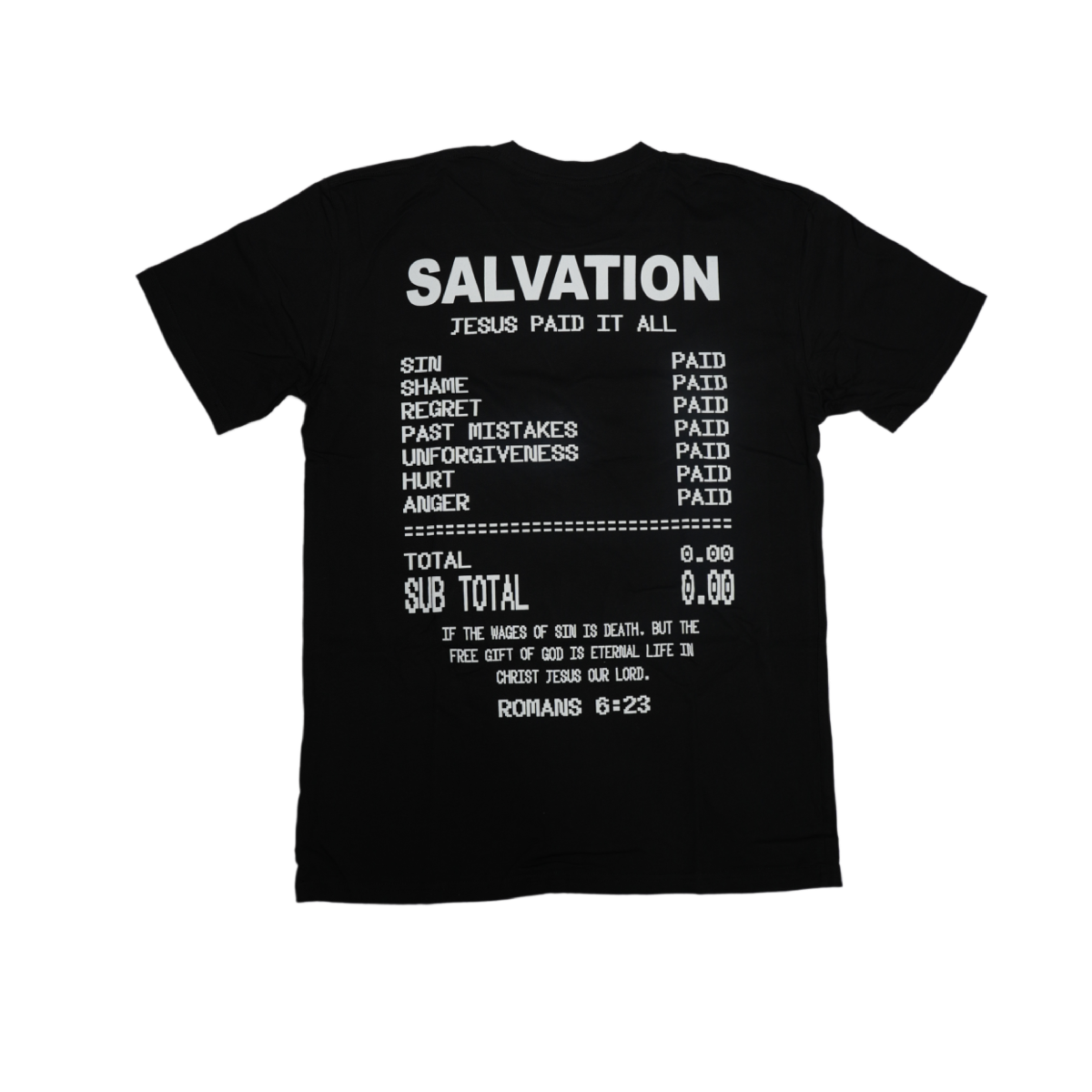 Receipt Of God Black T-Shirt