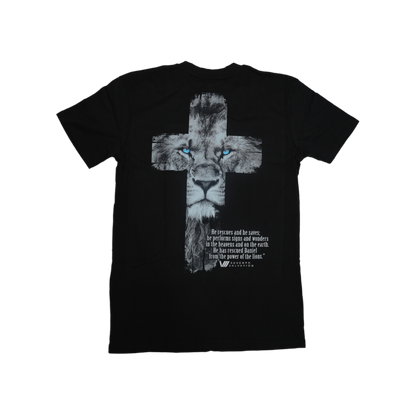 Lions Cross Black T-Shirt