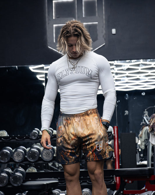 White Long Sleeve Compression